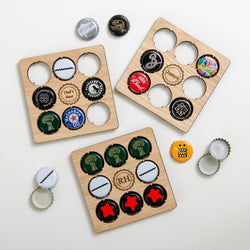 NEW! Personalised beer cap coaster - Stag Design