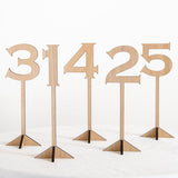 Table numbers for weddings and celebrations - Stag Design