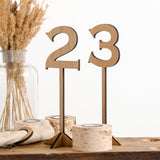 Table numbers for weddings and celebrations - Stag Design