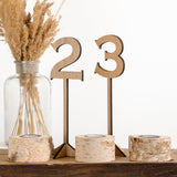 Table numbers for weddings and celebrations - Stag Design