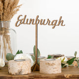 Wedding table names - Stag Design