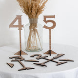 Table numbers for weddings and celebrations - Stag Design