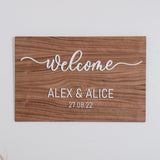 NEW! Wooden rectangle welcome sign - Stag Design