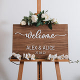 NEW! Wooden rectangle welcome sign - Stag Design