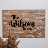 NEW! Alternative rectangle wooden guest book sign - Stag Design