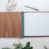 Personalised flower logo guest book - Stag Design