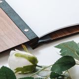 Personalised first names floral guest book - Stag Design