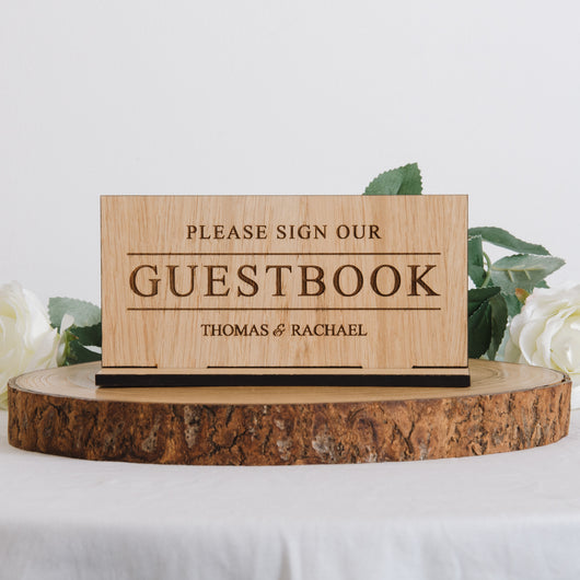 Wedding guestbook sign
