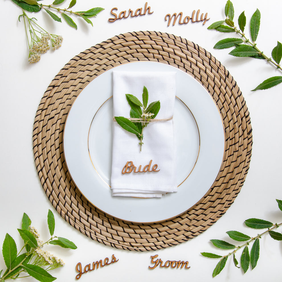Table Plavce Setting Names Table place names - for weddings and all special occasions – Stag Design