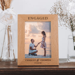 Engagement photo frame