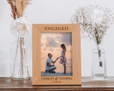 Engagement photo frame