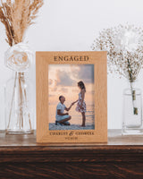 Engagement photo frame