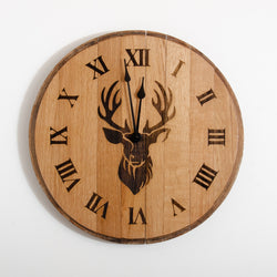 Whisky barrel clock