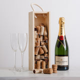 Personalised engagement cork collector bottle box