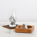 Whisky stones and handmade gift box