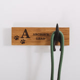 Personalised dog lead hook