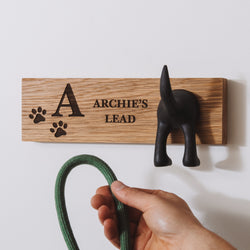 Personalised dog lead hook