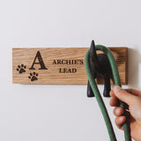 Personalised dog lead hook
