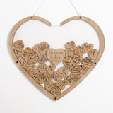 NEW! Wedding guest book alternative heart dropbox