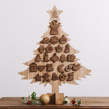 Wooden advent calendar