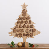 Wooden advent calendar