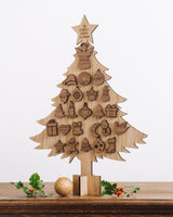 Wooden advent calendar