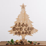 Wooden advent calendar