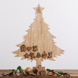 Wooden advent calendar