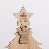 Wooden advent calendar