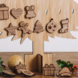 Wooden advent calendar