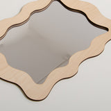 Contemporary organic shape mirror