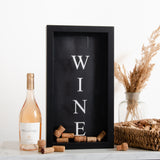 Vertical drinks cork frame