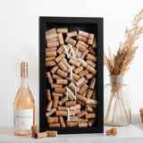Vertical drinks cork frame