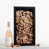 Vertical drinks cork frame