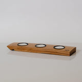 Triple whisky cask tea light holder - Stag Design