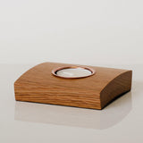 Single whisky cask tea light holder - Stag Design