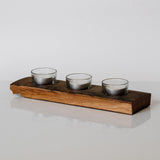 Triple whisky cask tea light holder - Stag Design