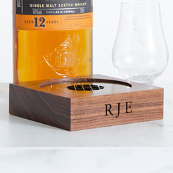 Personalised bottle glorifier with LED up light