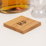 Whisky tasting coaster with glass