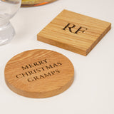 Whisky tasting coaster with glass