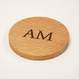 Whisky tasting coaster with glass