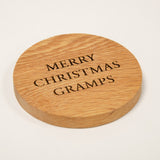 Whisky tasting coaster with glass