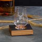 Single or double whisky wood flight for glasses - Stag Design