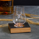 Single or double whisky wood flight for glasses - Stag Design