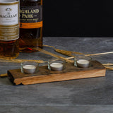 Triple whisky cask tea light holder - Stag Design
