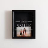 'Every smile tells a story' frame