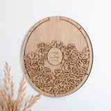 NEW! Wedding guest book alternative circle dropbox