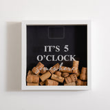 'It's 5 o'clock somewhere' cork saver frame