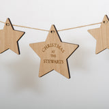Family Christmas bunting