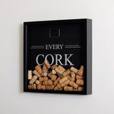 Large cork memory box frame